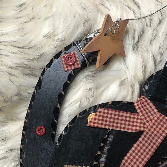 Halloween Holiday Seasonal Black Kitty Cat Kitten & Jack-O-Lantern Pumpkin Sign - Picture 7 of 11